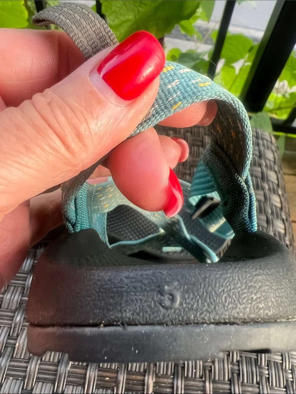 Chaco Kids Teal Strappy Sport Sandals